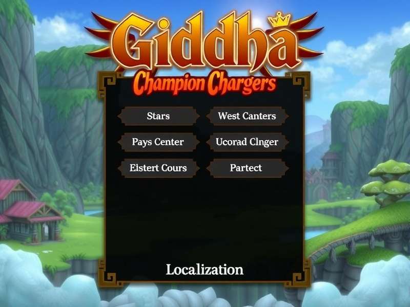 Giddha Champion Chargers Localization Options