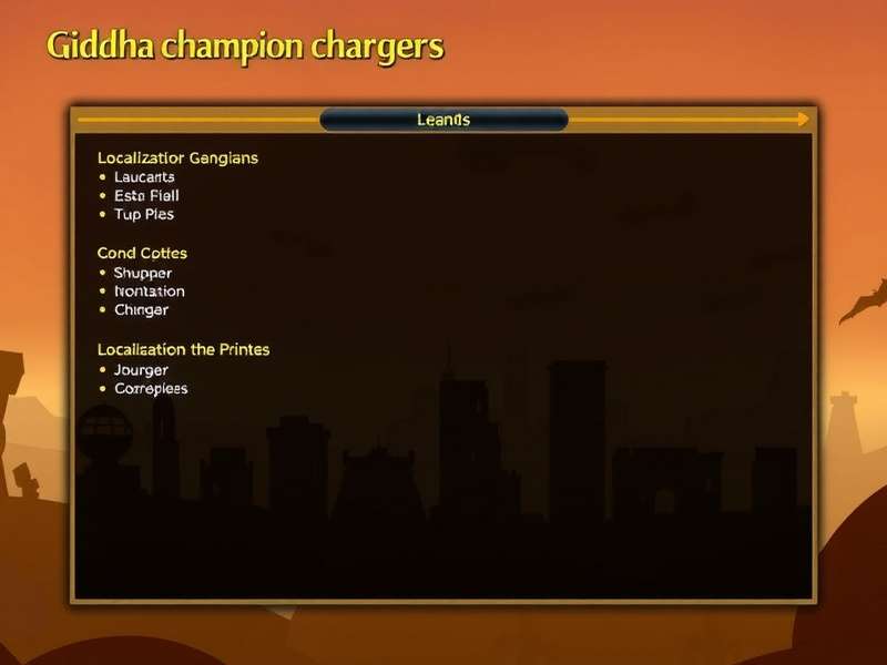 Giddha Champion Chargers Game Screenshot